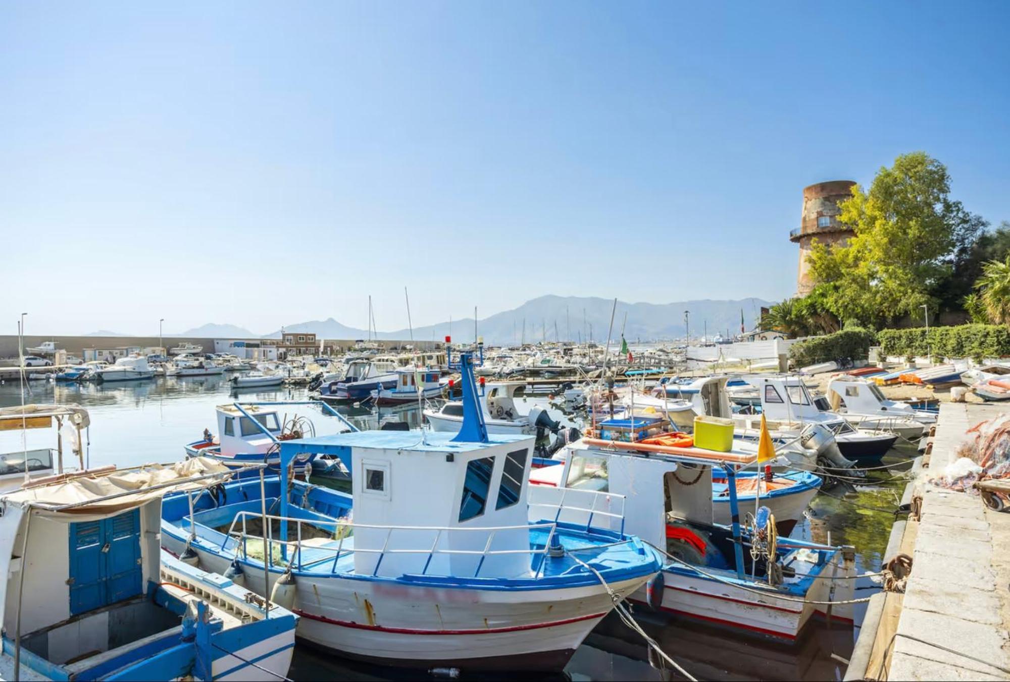 Apartament La Barca Sul Mare Palermo Zewnętrze zdjęcie